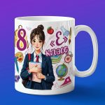 Кружка девочке 8Е класс