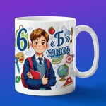 Кружка мальчику 6Б класс