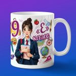 Кружка девочке 9Е класс