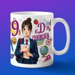 Кружка девочке 9Д класс