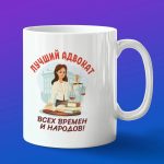Кружка подарок лучший адвокат