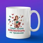 Кружка подарок Лучший библиотекарь