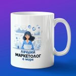 Кружка в подарок лучший маркетолог