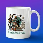 Кружка в подарок с днем энтографа