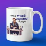 Кружка подарок лучший экономист