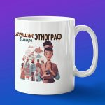 Кружка в подарок лучшая в мире энтограф