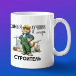 Кружка в подарок лучшему строителю