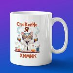 Кружка подарок спокойно я химик
